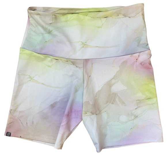 Onzie Pants - ONZIE Marble Biker Shorts M/L